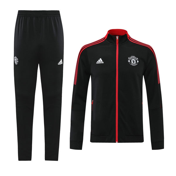 Trainingsanzug Manchester United 2021-22 Schwarz